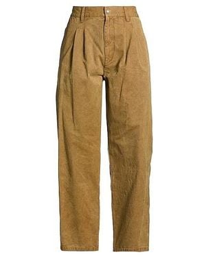 Isabel Marant Canvas Straight-Leg Pants - Natural