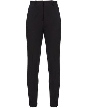 Pinko Anzin Regular-Fit Zipped Trousers - Black
