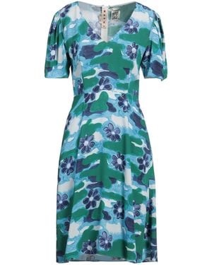 Marni Floral Flared Skirt - Blue