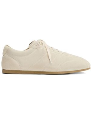 Lemaire Soft Runner Suede Trainers - White