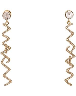 Marni Crystal Stud Earrings - White