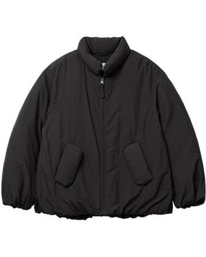 Low Classic Zippered Down Jacket - Black