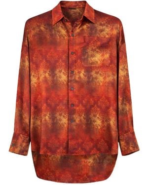 R13 Long-Sleeved Shirt - Orange