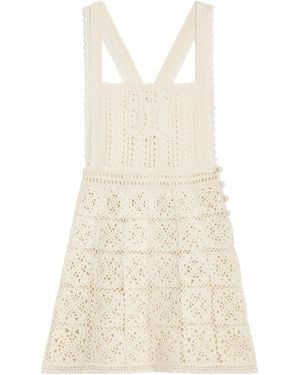 Celine Triomphe Mini Dress - Natural