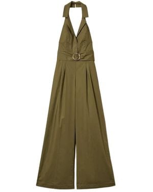 Twinset Belted Jumpsuit - Green