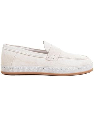 Hogan Almond Toe Loafers - White
