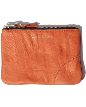 Comme des Garçons Zip Wallet - Orange