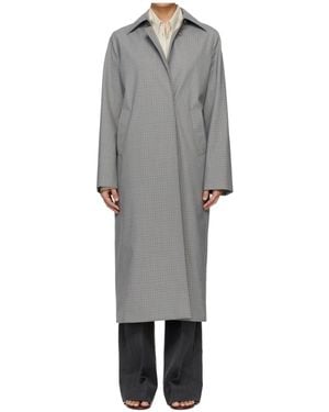 Our Legacy Capital Wool Blend Lapel Coat - Grey