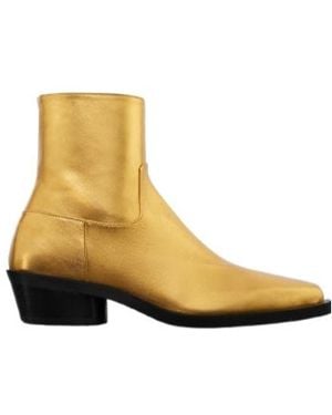 Proenza Schouler Bronco Ankle Boots - Natural