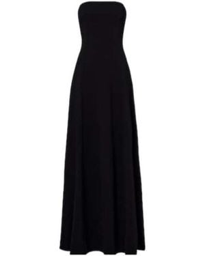 Solace London Helena Strapless Gown - Black