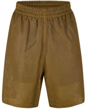Bottega Veneta Soft Leather Shorts - Green