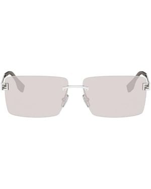 Fendi Rectangular Sunglasses - White