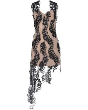 GIUSEPPE DI MORABITO Lace Detailed Minidress - White