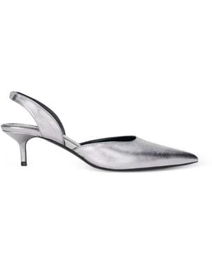 STAUD Sebastian Slingback Court Shoes - White