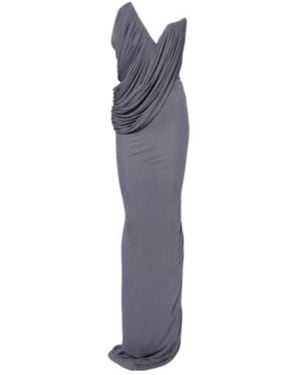 Maticevski Systema Gathered Jersey Gown - Blue