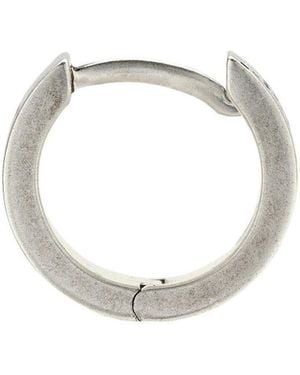 Gucci Signature Hoop Earrings - Metallic