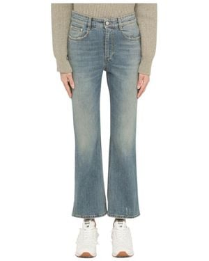 Stella McCartney Distressed Bootcut Jeans - Blue