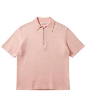 Jil Sander Short-Sleeved Polo Shirt - Pink