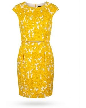 Weekend by Maxmara Short Sleeve Dress - Yellow