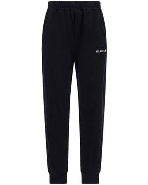 Helmut Lang Logo Casual Trousers - Blue