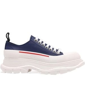 McQueen Low-Top Platform Trainers - Blue