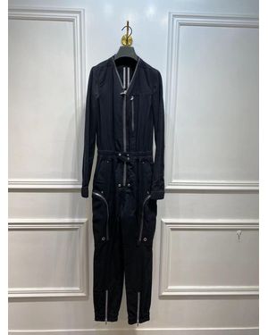 Rick Owens Tooling Zipper Jumpsuit - Blue