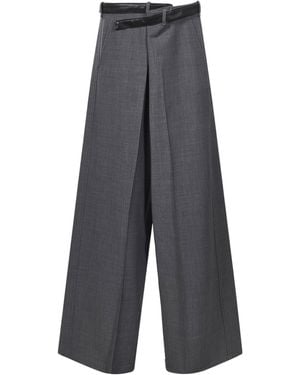 DARKPARK Casual Pants With Belt Loops - Gray