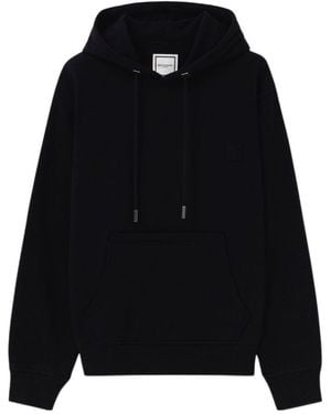 WOOYOUNGMI Floral Back Print Hoodie - Black