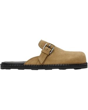 Moschino Round Toe Mules - Brown