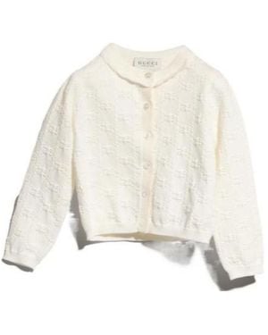 Gucci Gg Cardigan - White