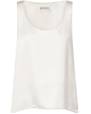 Rohe Twill Tank Top - White