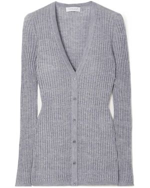 Gabriela Hearst Long Sleeve Cardigan - Gray