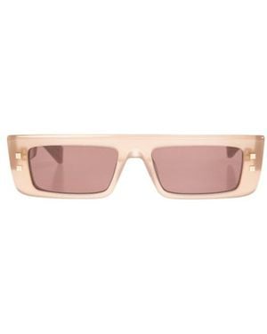 Balmain Eyewear B Army Iii Rectangle Frame Sunglasses - Pink