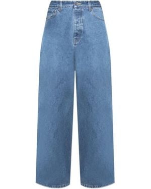 Vetements High-Waisted Baggy Jeans - Blue