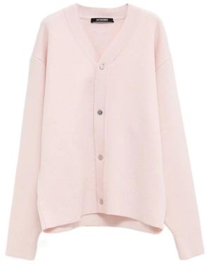 Jacquemus The Doppio Button-Up Cardigan - Pink