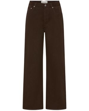 St. Agni Belt Loop Jeans - Brown