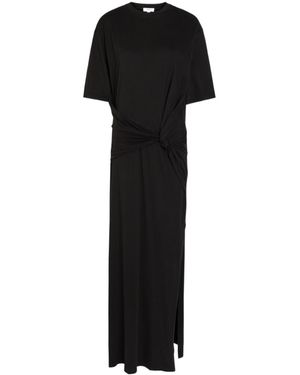 Agolde Solid-Color Comfortable Dress - Black