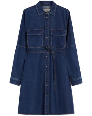 Weekend by Maxmara Denim Shirt Dress - Blue