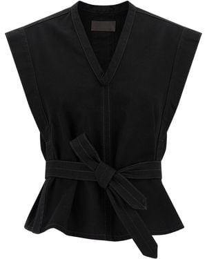 Lemaire 'Chasuble' Vest - Black
