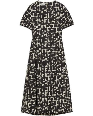 Max Mara Short Sleeve Dress - Black