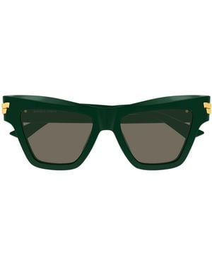 Bottega Veneta Full-Frame Sunglasses - Green