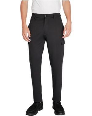 Calvin Klein Tapered Casual Trousers - Black
