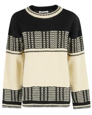 Low Classic Jacquard Knit Sweater - Black