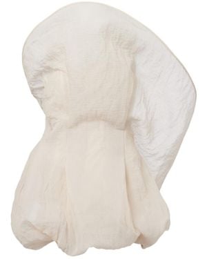 Magda Butrym Cotton And Silk-Blend Organza Minidress - White