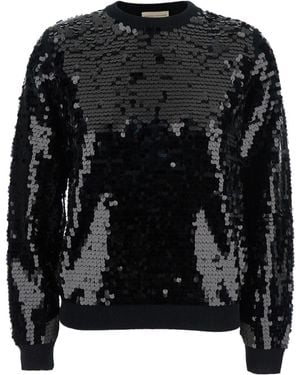 Semicouture Semi Couture Sequin Appliqué Jumper - Black
