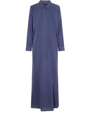Nili Lotan Shirt Dress - Blue