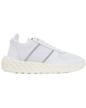 Giuseppe Zanotti Tie Low-Top Casual Trainers - White