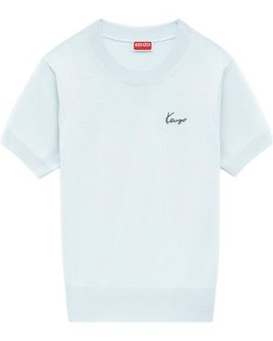 KENZO Signature' Top - Blue
