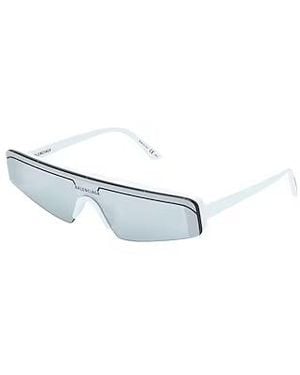 Balenciaga Square Plastic Frame Glasses - White