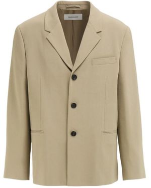 Ferragamo Ferragamo Single-Breasted Blazer - Natural